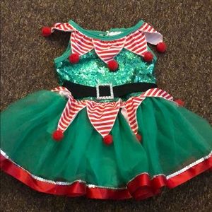 toddler boutique elf outfit